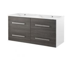 FACKELMANN Doppelwaschtisch »Lugano«, Breite 120 cm, (2-tlg)
