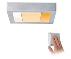 Paulmann LED Deckenleuchte »Carpo LED Panel Warmdimmfunktion Chrom matt 13W Metall«, LED Deckenlampe