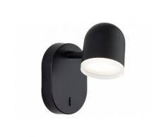 Brilliant Leuchten Wandstrahler, Gretchen LED Wandspot Schalter schwarz matt