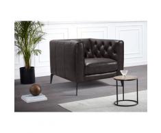 Leonique Chesterfield-Sessel »Narmada«, mit dekorativer Knopfheftung im Rückenteil und an den hohen Armlehnen, mit schlanken Metallbeinen, im Chesterfield-Design