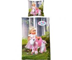 Kinderbettwäsche »Baby Born Einhorn«, Baby Born, mit süßen Motiven