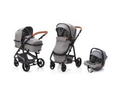 Fillikid Kombi-Kinderwagen »Panther, hellgrau«, mit Babyschale Kinderwagen