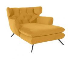 Leonique Loveseat »Beatrice«, mit Knopfheftung im Rücken, Fernsehsessel, Relaxsessel