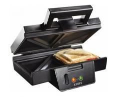 Krups Sandwichmaker FDK451, 850 W, antihaftbeschichtete Platten, Aufheiz- und Temperaturkontrollleuchte