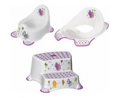 keeeper Töpfchen »Hippo, weiß«, (Set, 3-tlg), Kinderpflege-Set - Töpfchen, Toilettensitz und Tritthocker Made in Europe