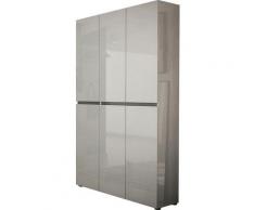 KITALY Schuhschrank »Mister« Breite 120 cm, Höhe 200 cm, 6 Türen