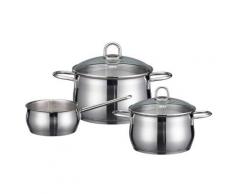Elo Topf-Set »Platin«, Edelstahl 18/10, (Set, 5-tlg), Induktion