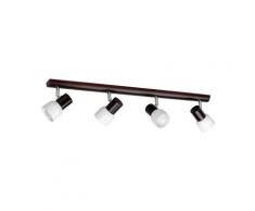 SPOT Light Wandleuchte »Svantje«, Naturprodukt aus Massivholz, Mit flexiblem Spotkopf, Schirm aus Metall, Passende LM E14, Made in EU