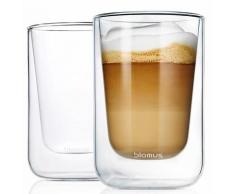 BLOMUS Thermoglas »NERO«, Glas, Doppelwandig, Inhalt 250 ml, 2-teilig