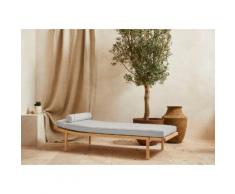 LeGer Home by Lena Gercke Polsterbank »Celia«, mit Polsterauflage und Kissenrolle, Relaxliege mit Massivholzgestell Daybett