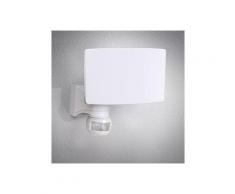 B.K.Licht LED Außen-Wandleuchte, Außenstrahler mit Bewegungsmelder Wandlampe Sensor Hausbeleuchtung 20W 2300 Lumen IP44 weiß