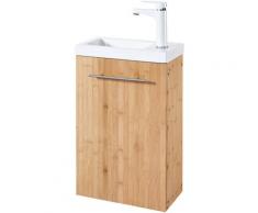 welltime Waschtisch »Bambus New«, Breite 40 cm, für das Gästebad, SlimLine