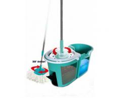 TELESHOP Bodenwischer-Set »CLEVER SPIN« (Set, 3-St), Boden-Wischsystem incl. Trolley
