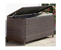 KONIFERA Auflagenbox »Rattan«, Polyrattan, braun
