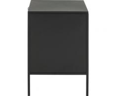 andas Nachttisch »New York«, mit einer Tür, mit einem schwarzen Metallgestell in gradliniger Optik, Höhe 51 cm