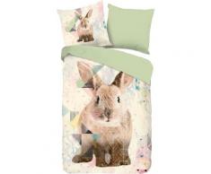 Kinderbettwäsche »Coby«, good morning, mit Kaninchen