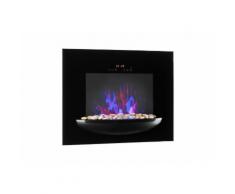 Klarstein Elektro Wandkamin Elektrokamin Heizlüfter 1800W Flammenillusion »Feuerschale«