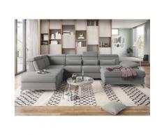 sit&more Wohnlandschaft, Sitztiefenverstellung und Federkern, jeweils inklusive 3 Nierenkissen