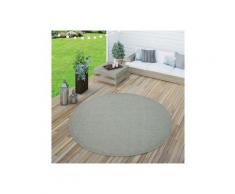 Teppich »Timber 125«, Paco Home, rund, Höhe 4 mm, Flachgewebe, Sisal Optik, In- und Outdoor geeignet, Wohnzimmer
