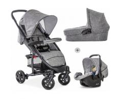 Hauck Kombi-Kinderwagen »Malibu 4 Trio Set, Melange/Grey«, mit Babyschale Kinderwagen