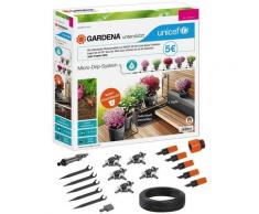 GARDENA Bewässerungssystem »Micro-Drip-System, 13000-51«, (Set, 19-tlg), Start-Set Pflanztöpfe S, UNICEF - Aktion
