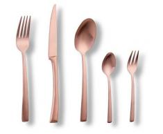 ECHTWERK Besteck-Set »Avelino Bronze-Edition«, 20-teilig für 4 Personen, rostfrei, formstabil und robust