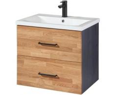 welltime Waschtisch »Lund«, Waschplatz, Breite 60 cm, Massivholz