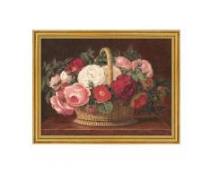 Home affaire Bild »Rosen im Korb«, 79,6/59,6 cm, gerahmt