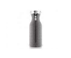 Eva Solo Karaffe »mit Manschette Glas/Edelstahl/Stoff Dunkelgrau 1 L«, 1 l