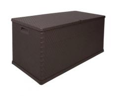 ONDIS24 Kissenbox »Rattan«, 420 Liter, Kunststoff