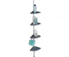 WENKO Teleskopregal »Easy«, Badregal mit 4 Ablagen, höhenverstellbar 78-265 cm
