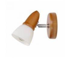 SPOT Light Wandleuchte »Julietta«, Mit flexiblem Spotkopf, Schirm aus Glas, Passende LM E14, Made in EU