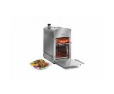 Klarstein Downfire Gasgrill 3500W Top-Infrarotbrenner 800°C silber »Downfire«