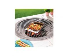 hecht international Grillplatte, mit abnehmbarem Griff, BxT: 24,5x25,5 cm