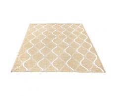Teppich »Sky Wellen«, Living Line, rechteckig, Höhe 7 mm, Flachgewebe, Sisal Optik, Wellen Muster, In- und Outdoor geeignet, ideal im Wohnzimmer & Schlafzimmer