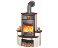 HARK Kaminofen »Avenso ECOplus jola-braun/stone«, 6 kW, Dauerbrand