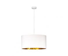 SPOT Light Pendelleuchte »Victoria II«, Leuchtenschirm aus Stoff, Baldachin aus Metall, Made in Europe