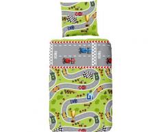 Kinderbettwäsche »Circuit«, good morning, mit Rennstrecke