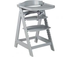 roba® Hochstuhl »Treppenhochstuhl Sit Up Click & Fun, taupe«, aus Holz