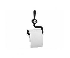 KOZIOL Toilettenpapierhalter »Toq Solid Schwarz«, mit Saugnapf