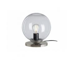 Briloner Leuchten Tischleuchte »7010-010«, Tischlampe Dekolampe mit Schalter Glas Ø20cm 1xE27