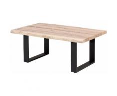 Home affaire Couchtisch »Tristan«, aus Massivholz Eiche mit Baumkante