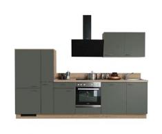 Express Küchen Küchenzeile »Scafa«, ohne E-Geräte, vormontiert, mit Vollauszug und Soft-Close-Funktion, Breite 310 cm