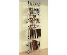 Ruco Teleskopregal, Aluminium/Kunsttoff, für bis zu 30 Paar Schuhe