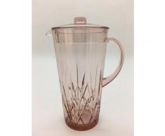 Q Squared NYC Gläser-Set, Kunststoff, (1 Karaffe, 3 GLäser), aus sicherem Material - TRITAN-Kunststoff, 2 Liter
