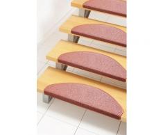 Stufenmatte »Rambo«, Andiamo, halbrund, Höhe 4 mm, melierte Schlinge, 15 Stück in einem Set