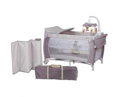 BabyGo Baby-Reisebett »Sleeper Deluxe, beige«, mit Musik-Mobile