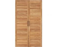 Premium collection by Home affaire Drehtürenschrank »Chamara« aus massivem Eichenholz, in unterschiedlichen Schrankbreiten erhältlich, Höhe 218 cm