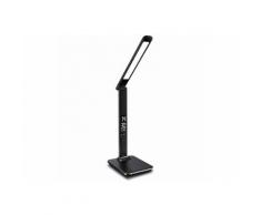 Brandson dimmbare LED Schreibtischlampe in Lederoptik »Temperatur-, Alarm- & Kalenderfunktion«