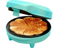 bestron Waffeleisen ASW217M, 700 W, für klassische Herzwaffeln, Waffelmaker mit Antihaftbeschichtung